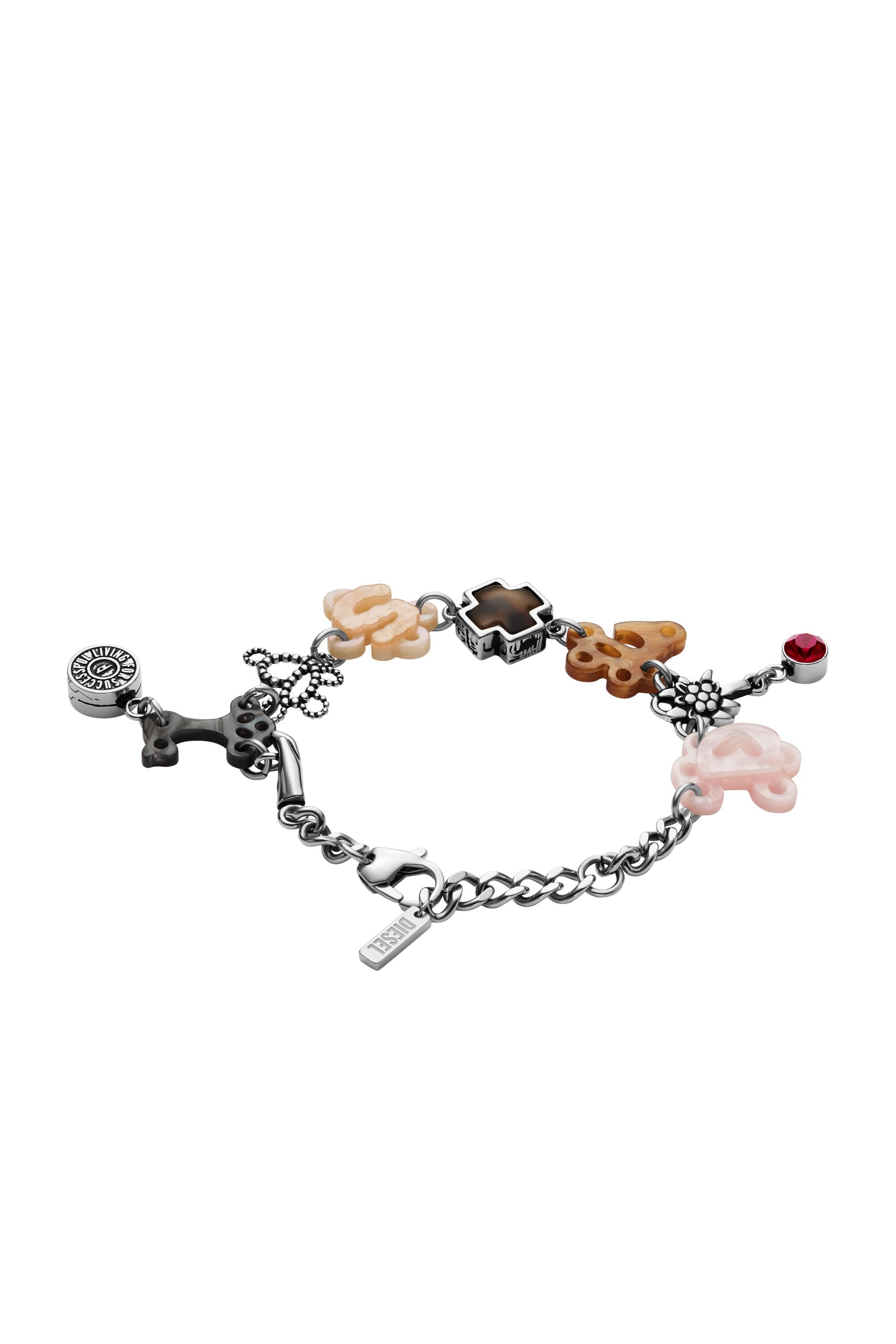 Diesel - DX1561040 JEWEL, Bracelet chaîne en acier inoxydable Mixte in Polychrome - 2