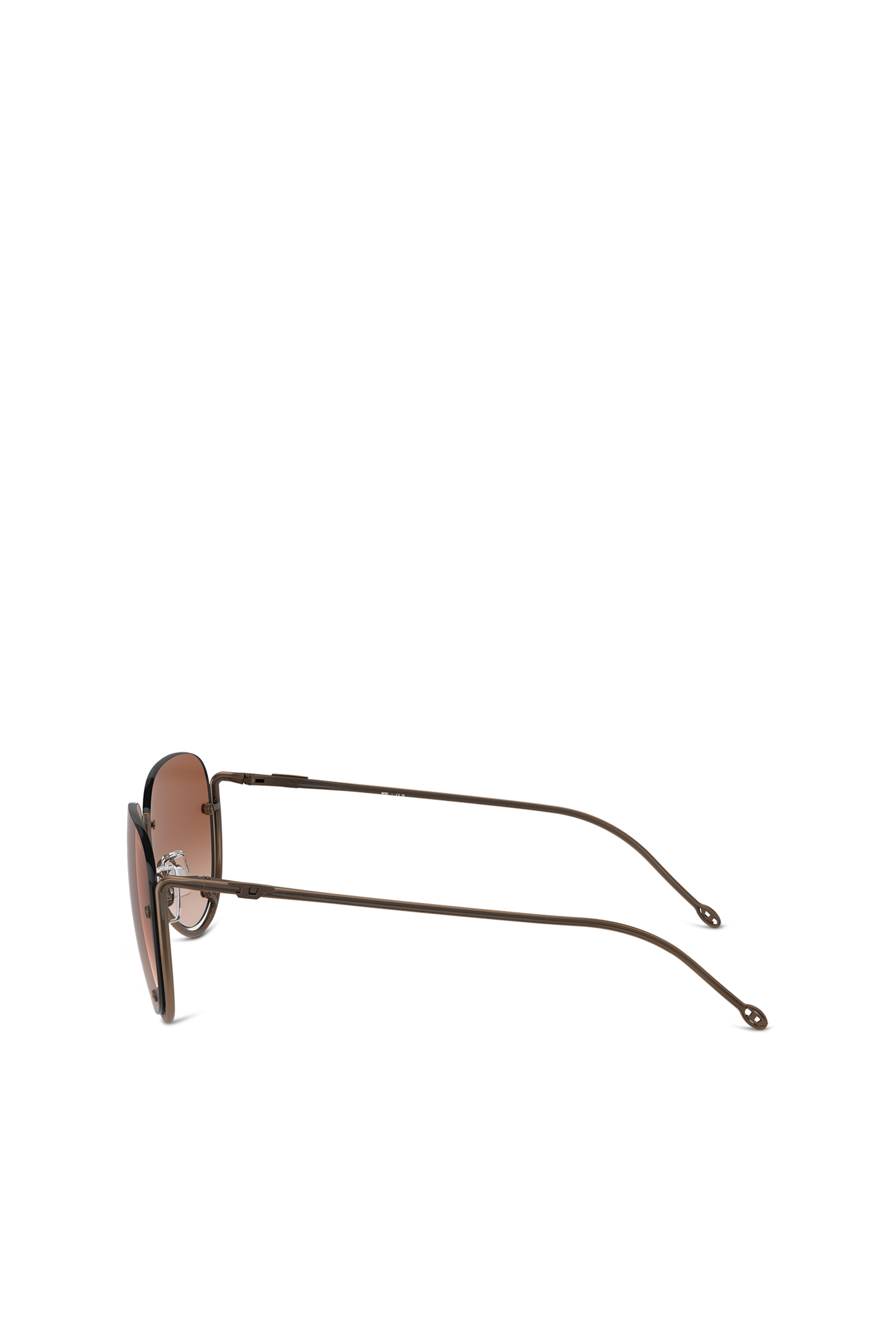 Diesel - 0DL1003, Lunettes de soleil de modèle pilote Mixte in Marron - 2