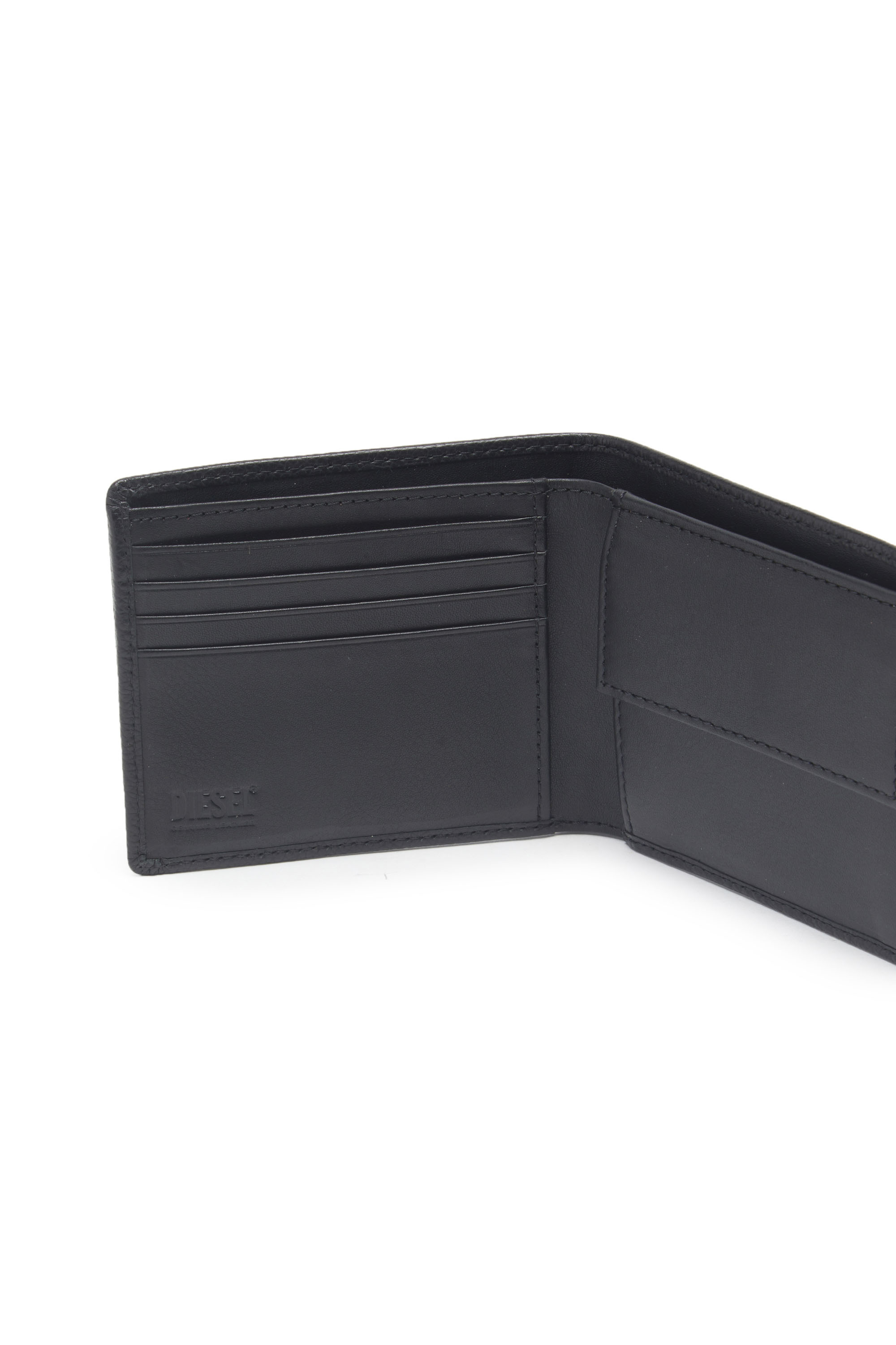 Diesel - BI-FOLD COIN S, Noir/Orange - Image 3