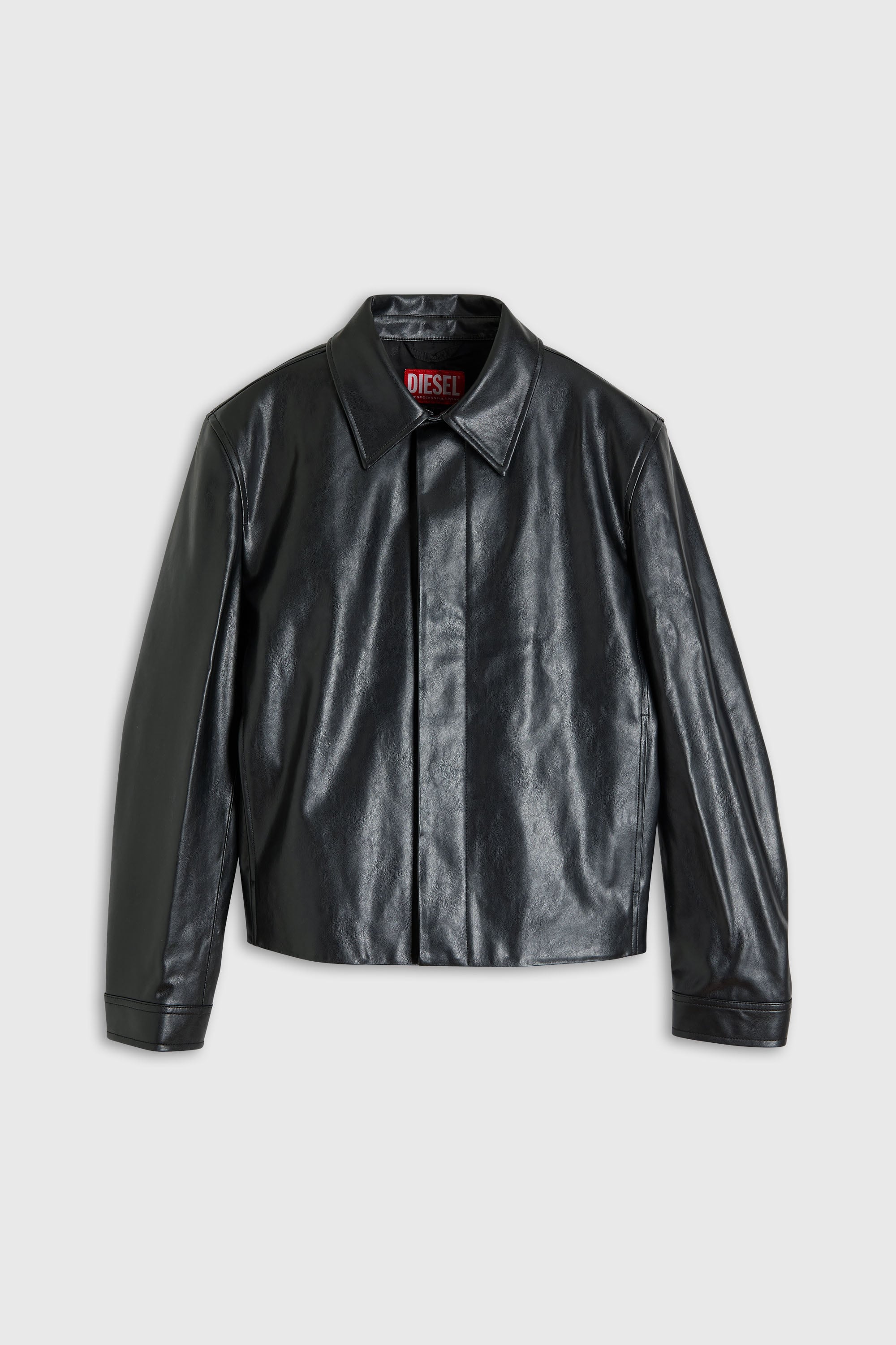 Diesel - L-HAUSTY-DGBX, Giacca coach essenziale Uomo in Nero - 2