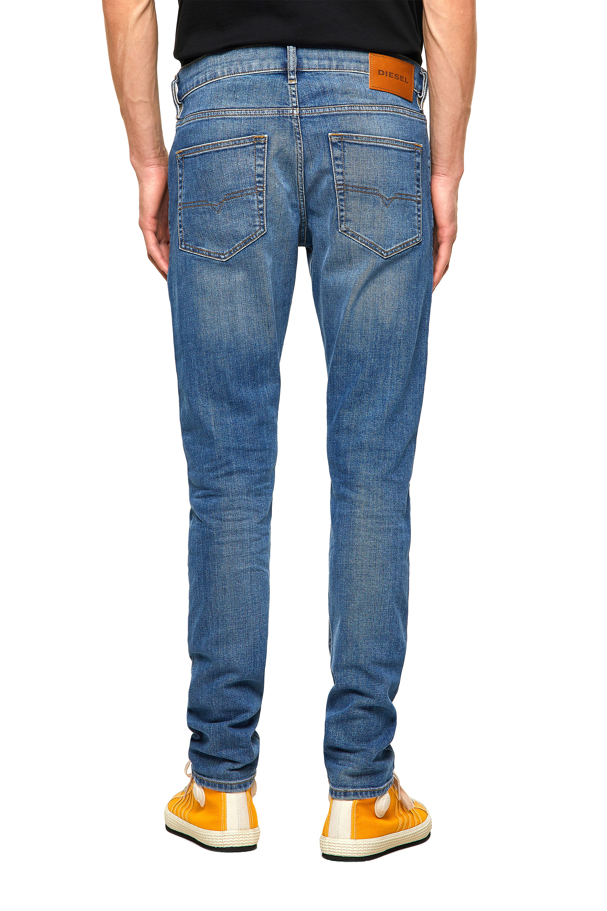 Diesel - D-Luster 009ZR Slim Jeans, Blu Chiaro - Image 2