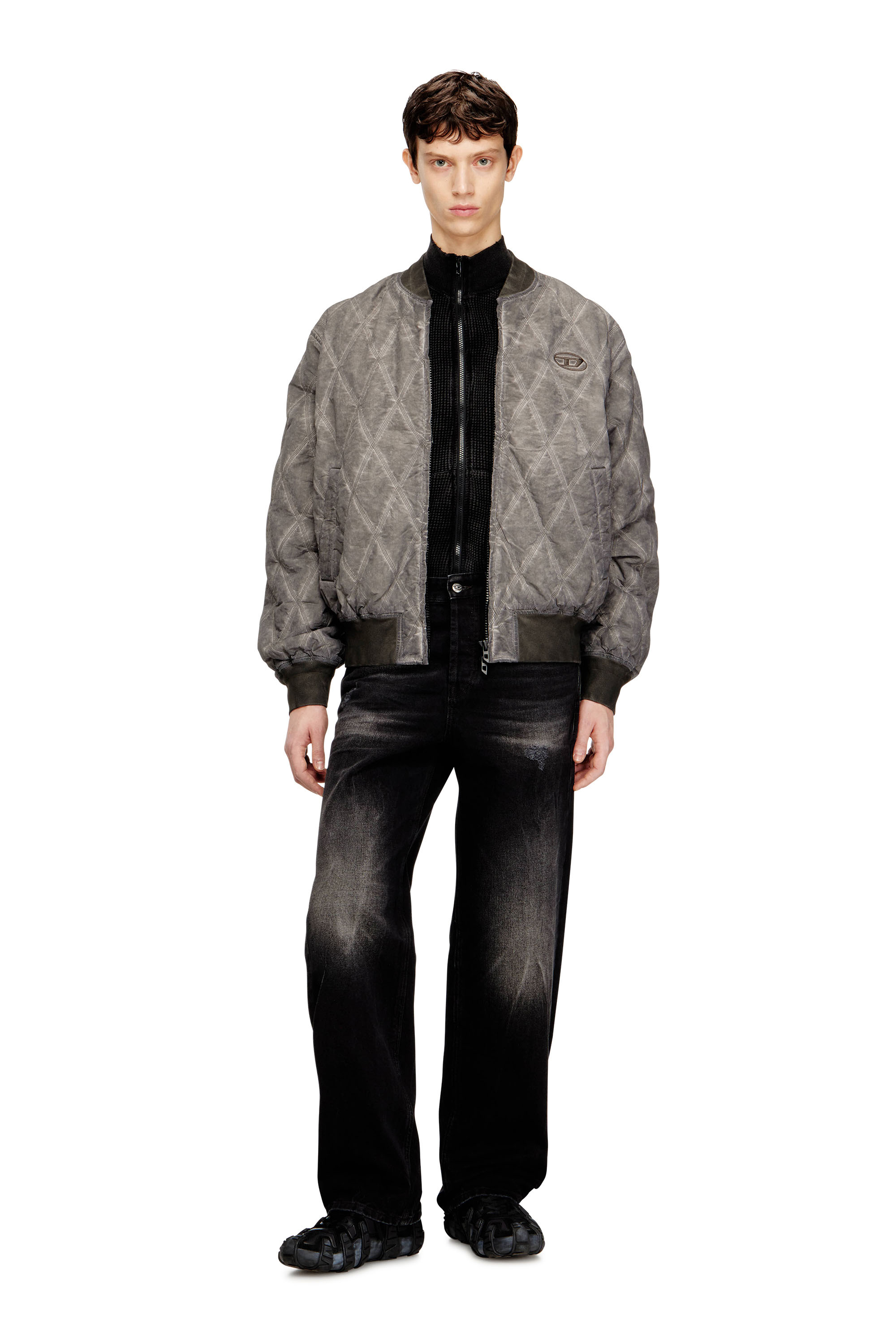 Diesel - Relaxed Jeans 2001 D-Macro 0BEBB Uomo, Nero - Image 2