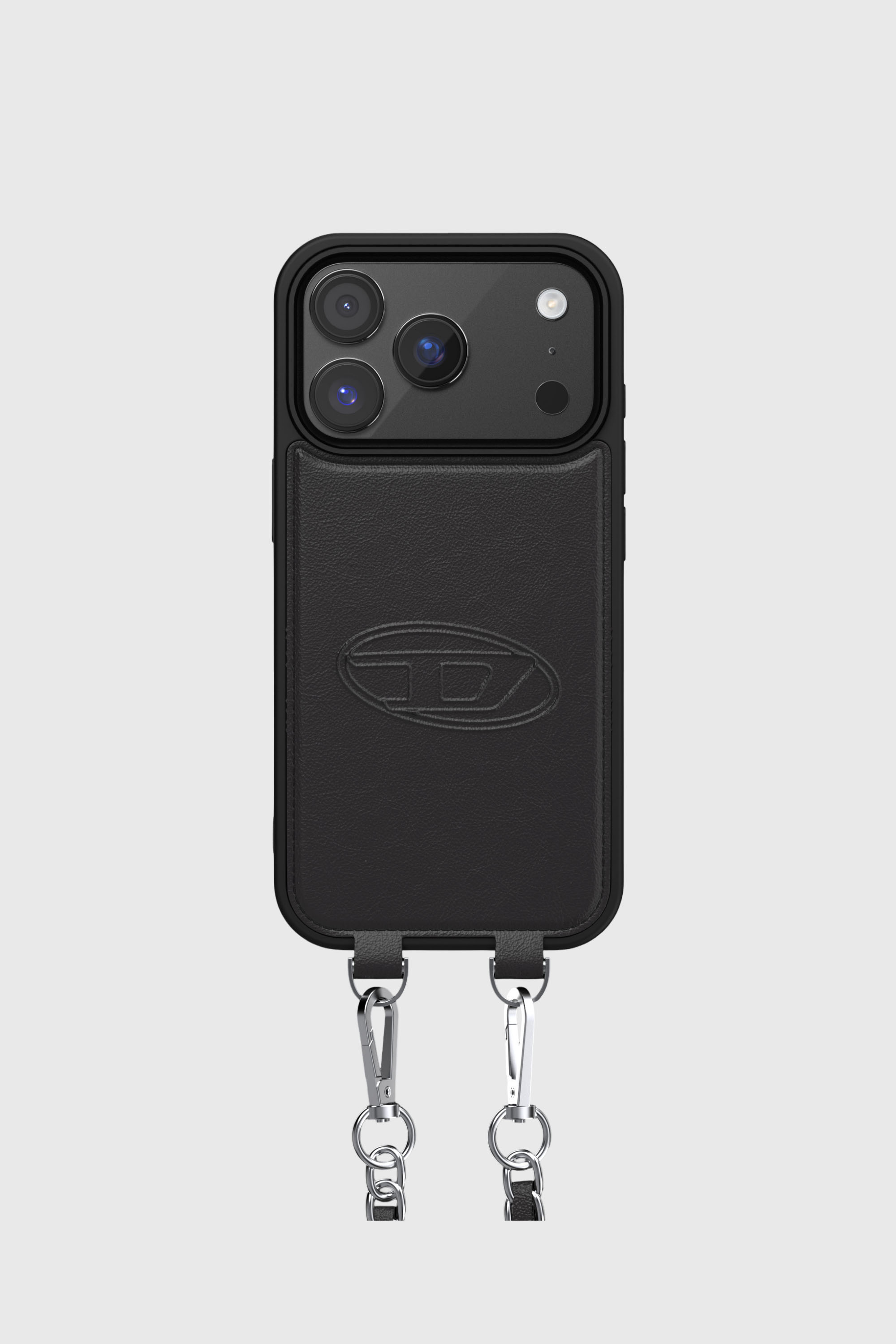 Diesel - 60662 MOULDED CASE, Coque Oval D avec dragonne et MagSafe pour iPhone 17 Pro Mixte in Noir - 1