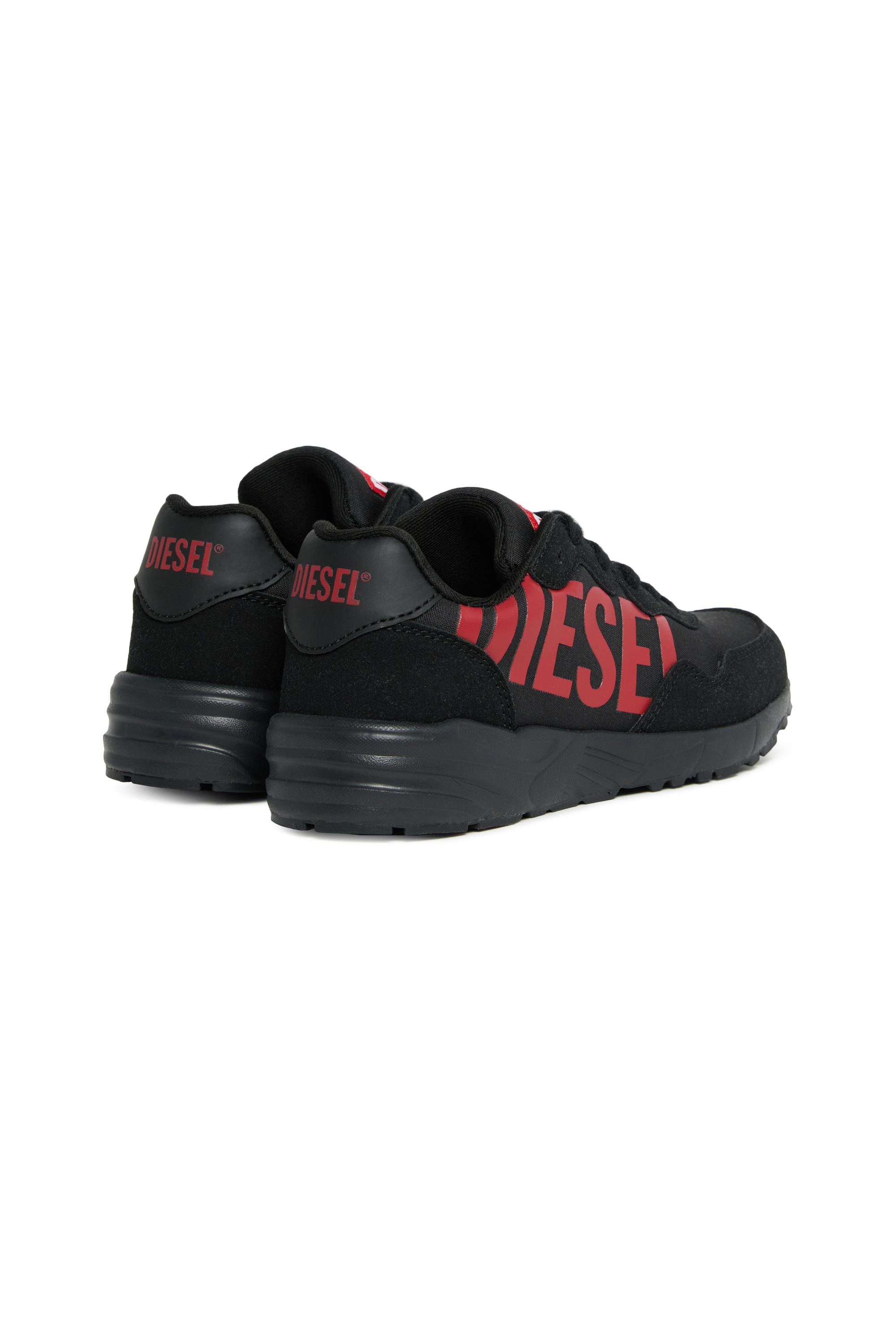 Diesel - S-STAR LIGHT LC, Unisex Nylon sneakers with shiny Diesel print in Multicolor - Image 3