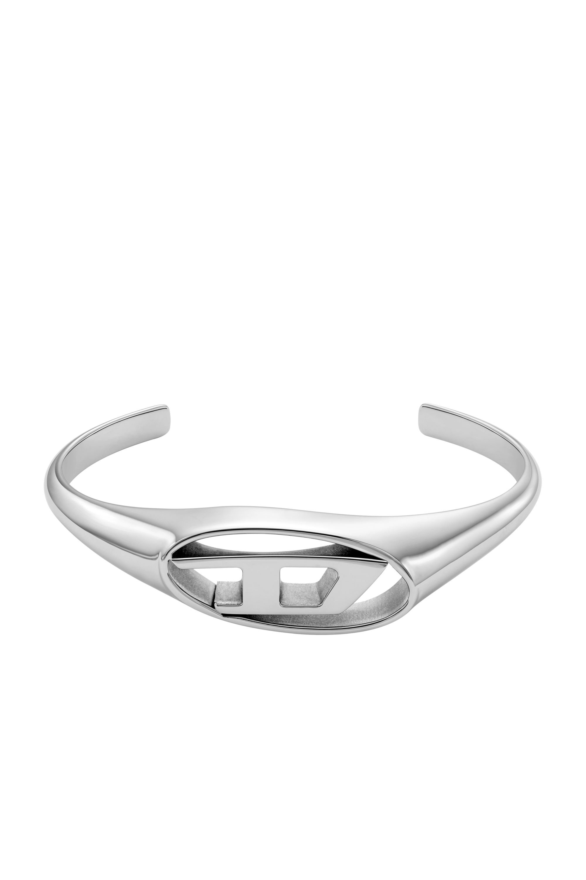 Diesel - DX1589040 JEWEL, Unisex's Stainless Steel Cuff Bracelet in Silver - 1