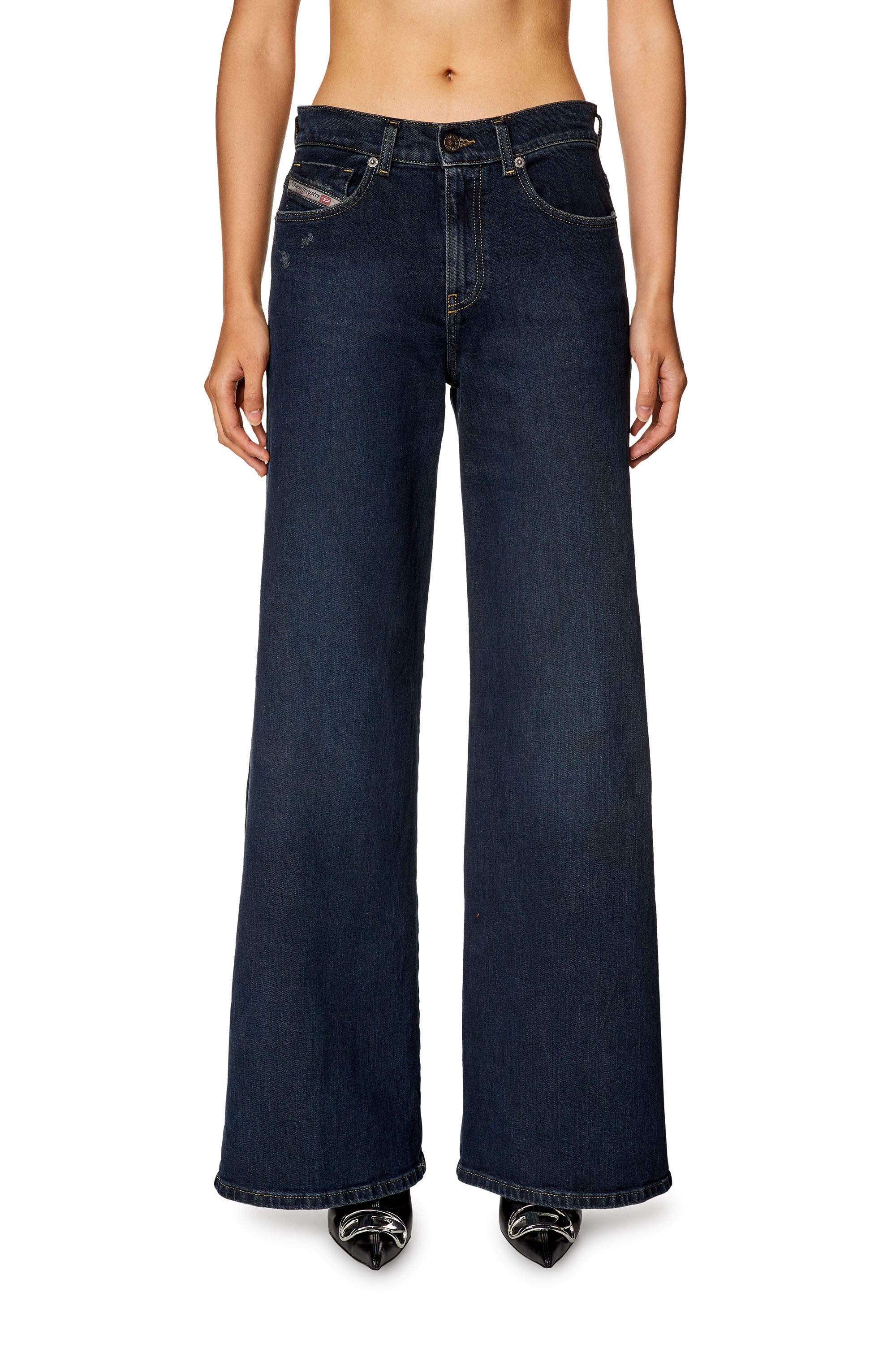 Diesel - Bootcut and Flare Jeans 1978 D-Akemi 09H48, Dunkelblau - Image 1