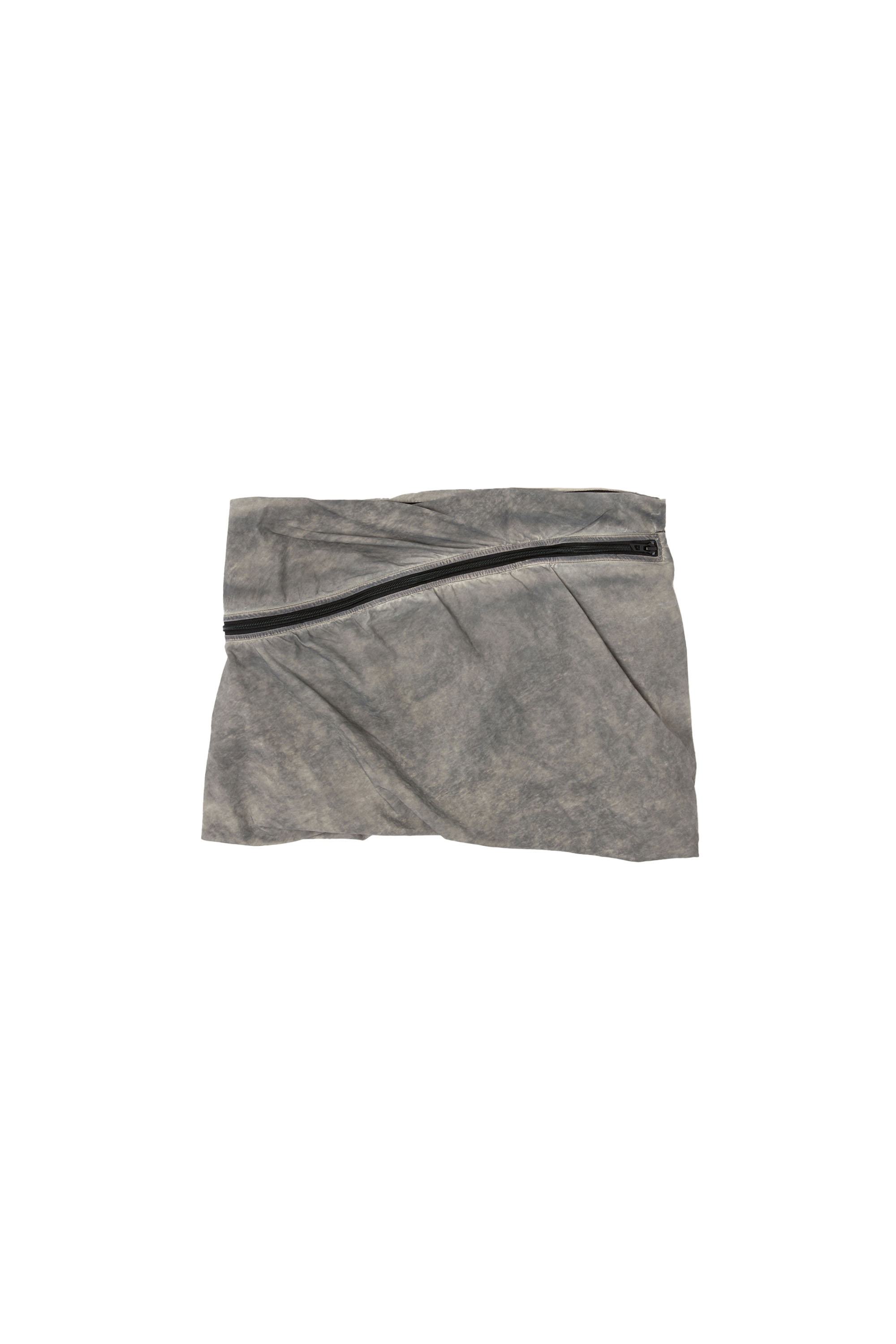 Diesel - O-RIGIN, Jupe bubble avec poche cache-cœur Femme in Gris - 3