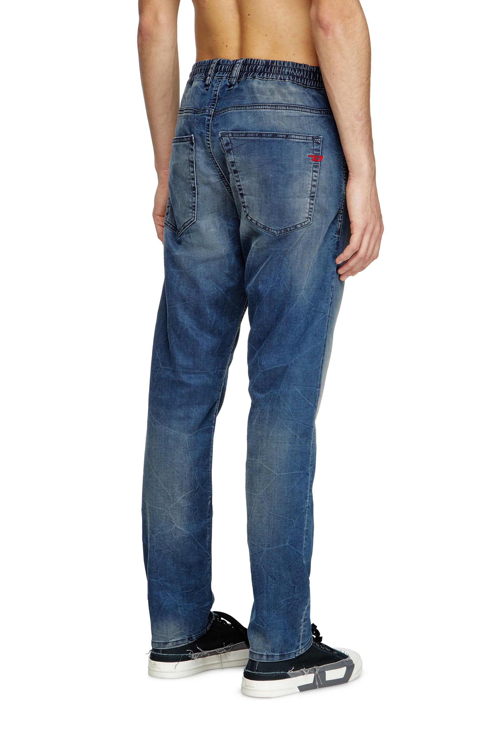 Diesel - Regular 2030 D-Krooley Joggjeans® 068PI Uomo, Blu medio - Image 4