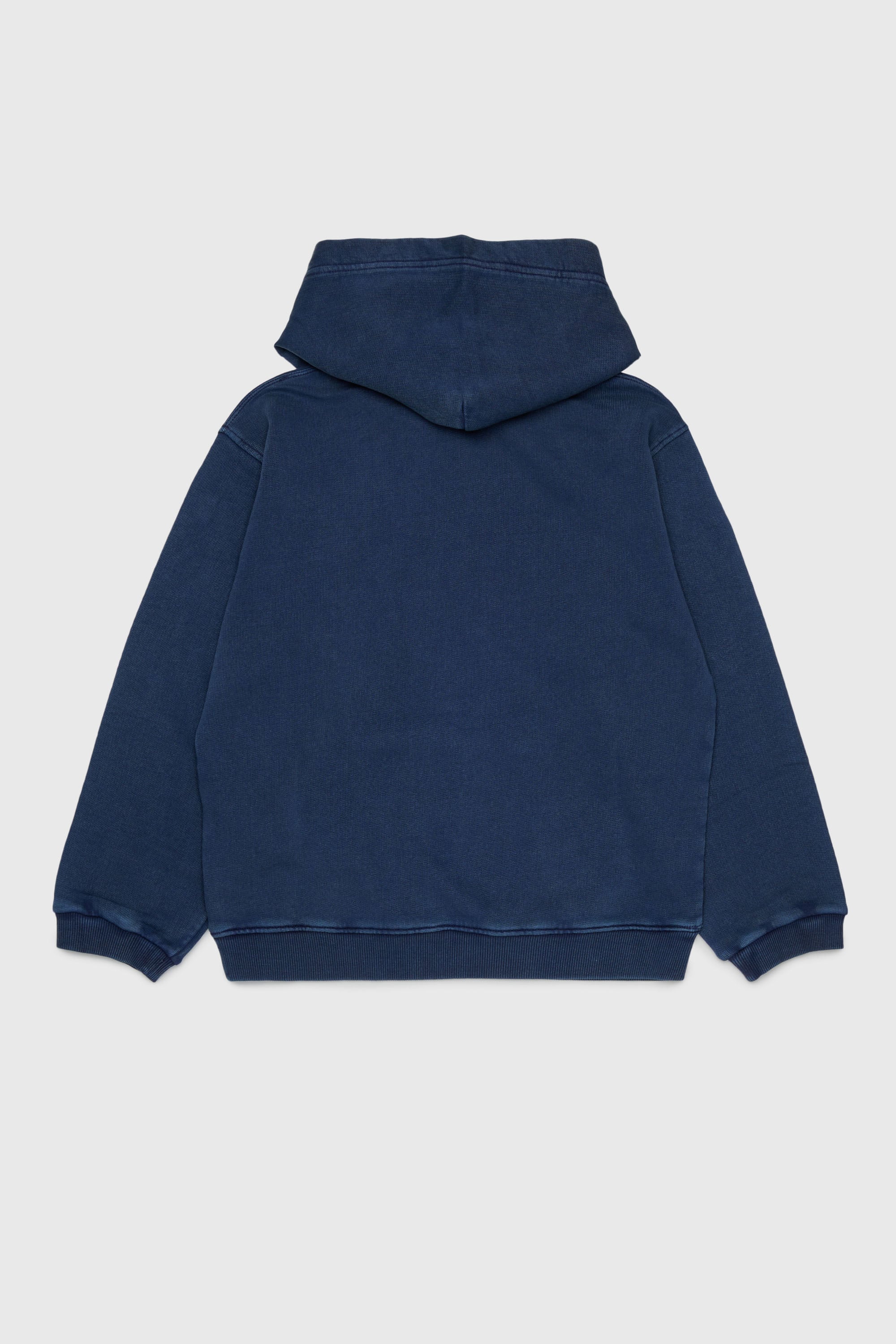 Diesel - STISEL OVER, Sweat &agrave; capuche avec maxi logo imprim&eacute; Homme in Bleu - 2