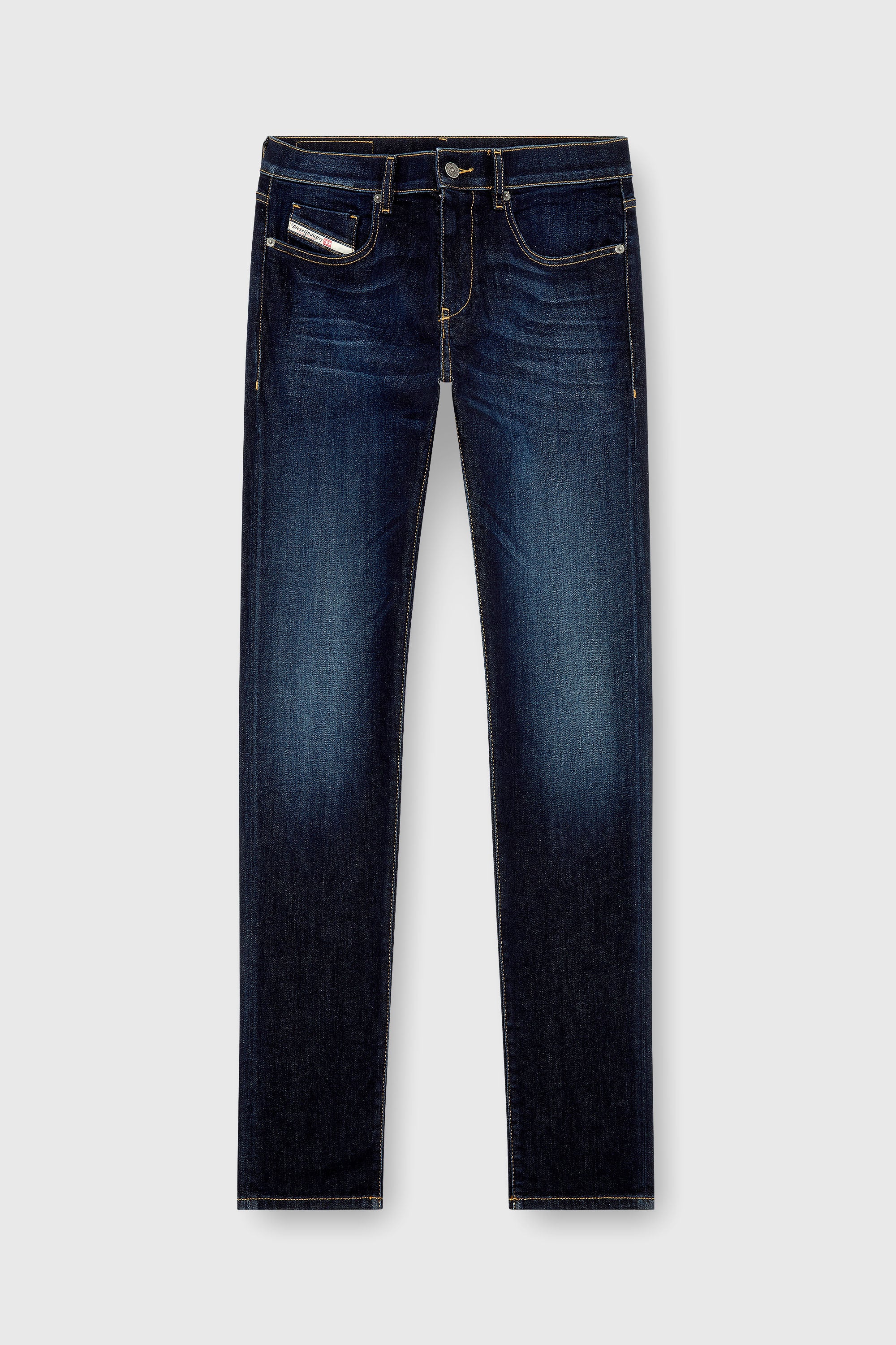 Diesel - Slim Jeans 2019 D-Strukt 009ZS Uomo, Blu Scuro - Image 2