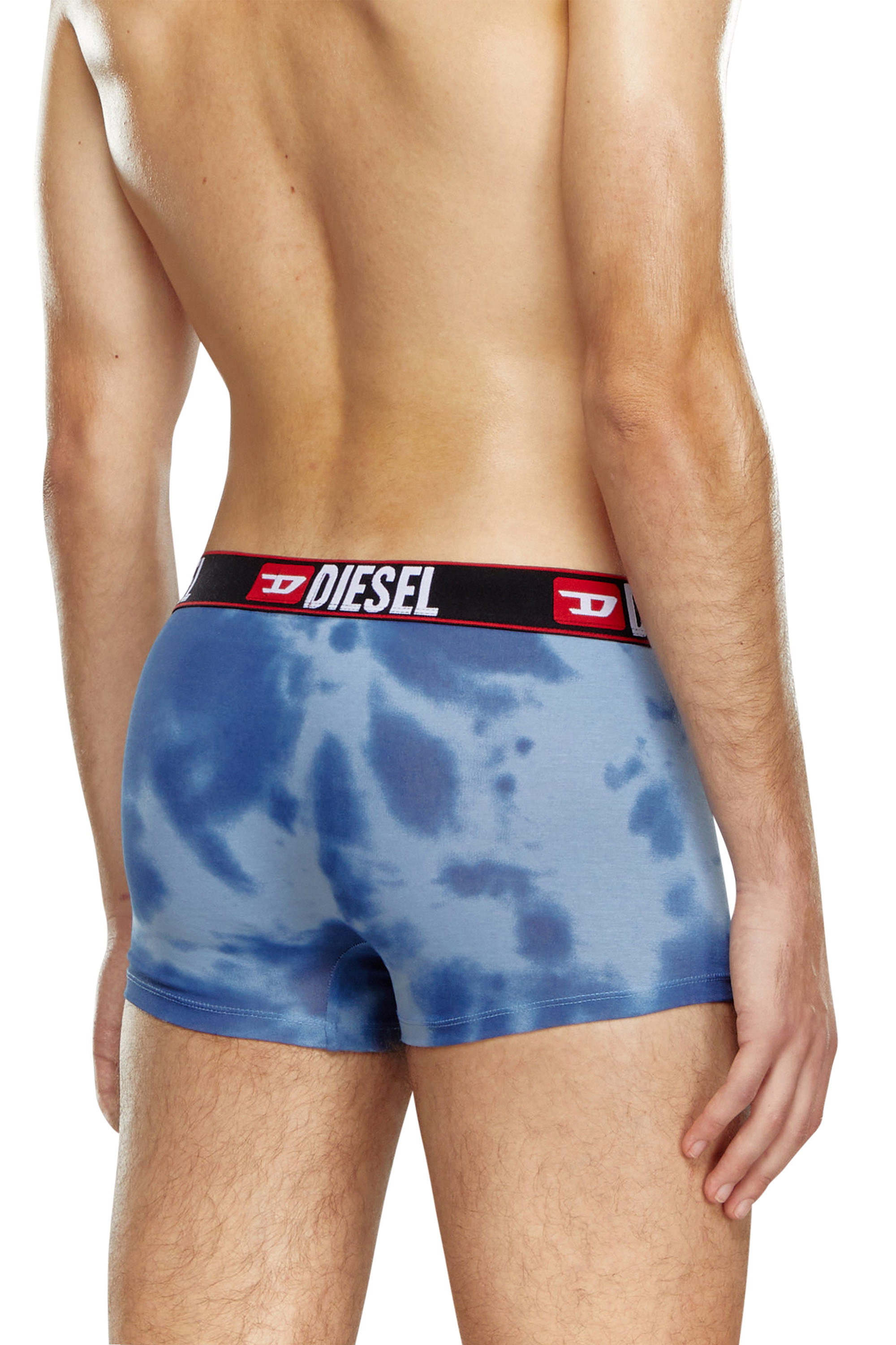 Diesel - UMBX-DAMIEN, Herren Retropants mit Wolken-Print in Dunkelblau - 3