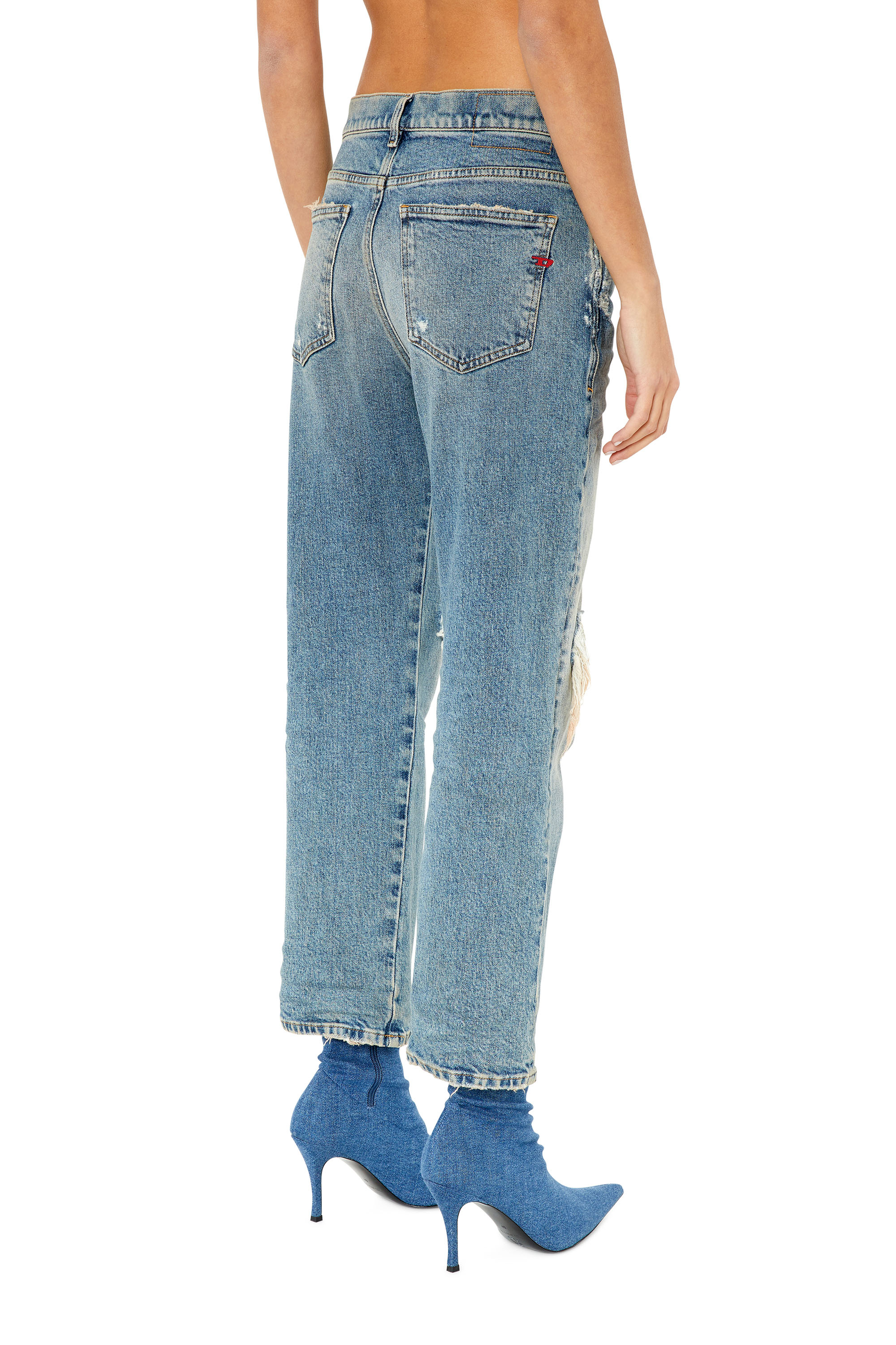 Diesel - Boyfriend Jeans 2016 D-Air 007M8, Blu medio - Image 2