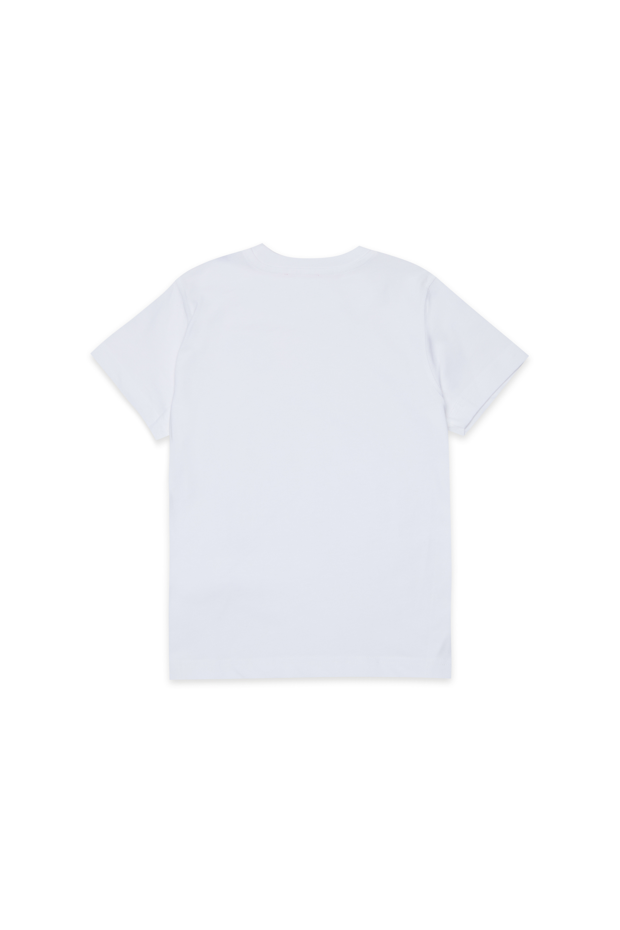 Diesel - TADJUSTMET, T-shirt in cotone con applicazione metallica Uomo in Bianco - 2