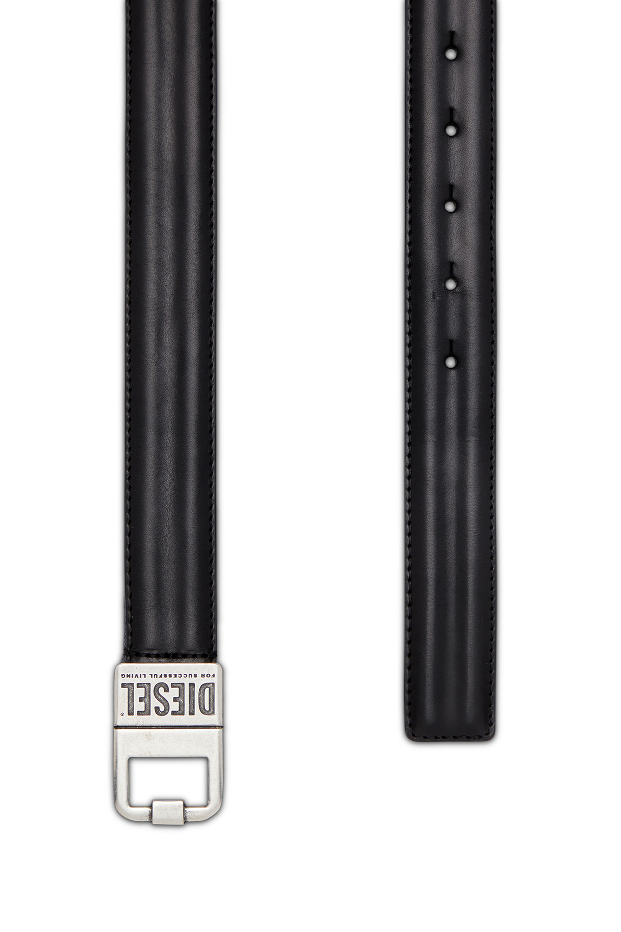 Diesel - B-SQUARE, Cintura 3 cm in pelle Uomo in Nero - 2