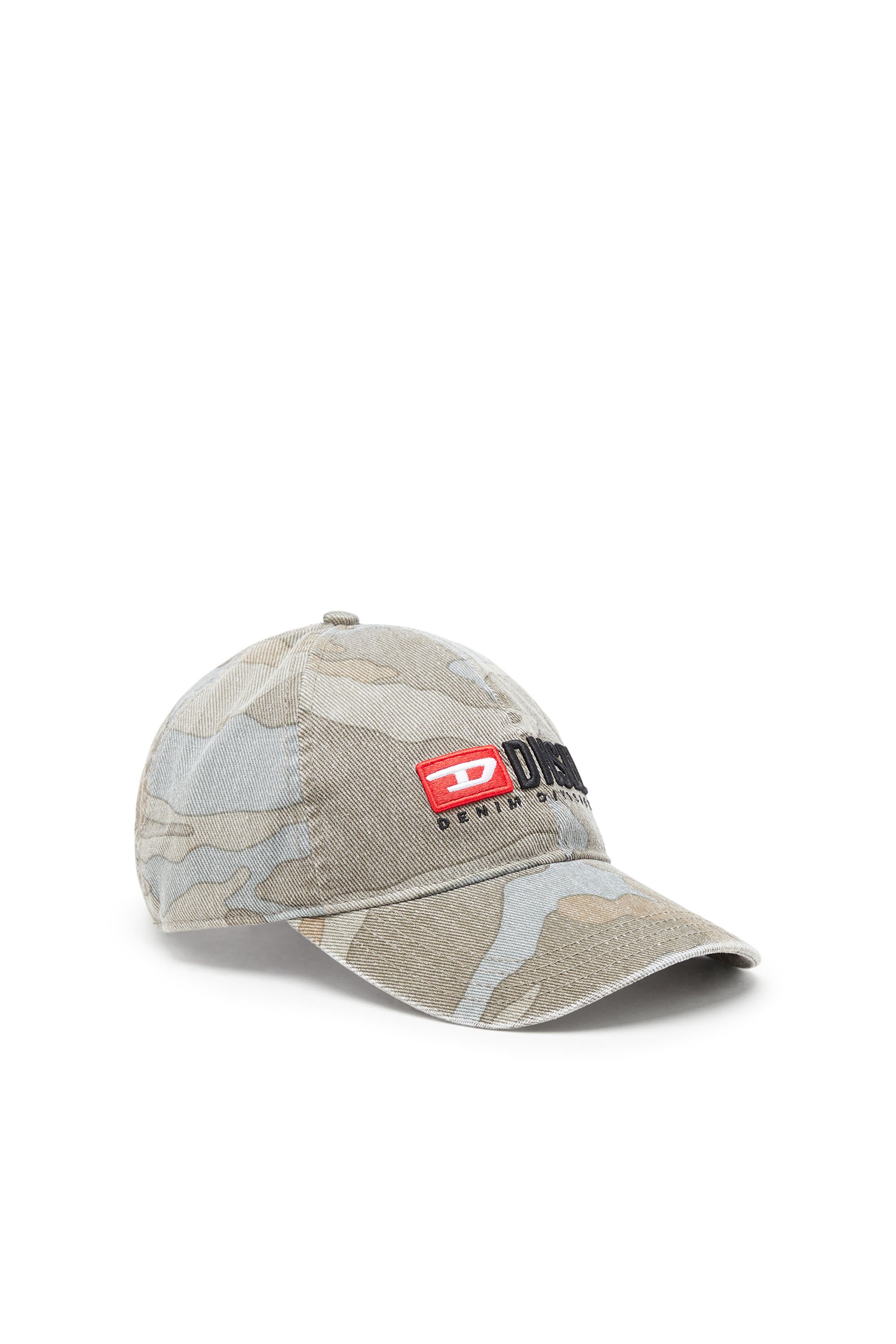 Diesel - CORRY-DIV-CMF, Casquette de baseball avec imprimé camouflage Homme in Polychrome - 1