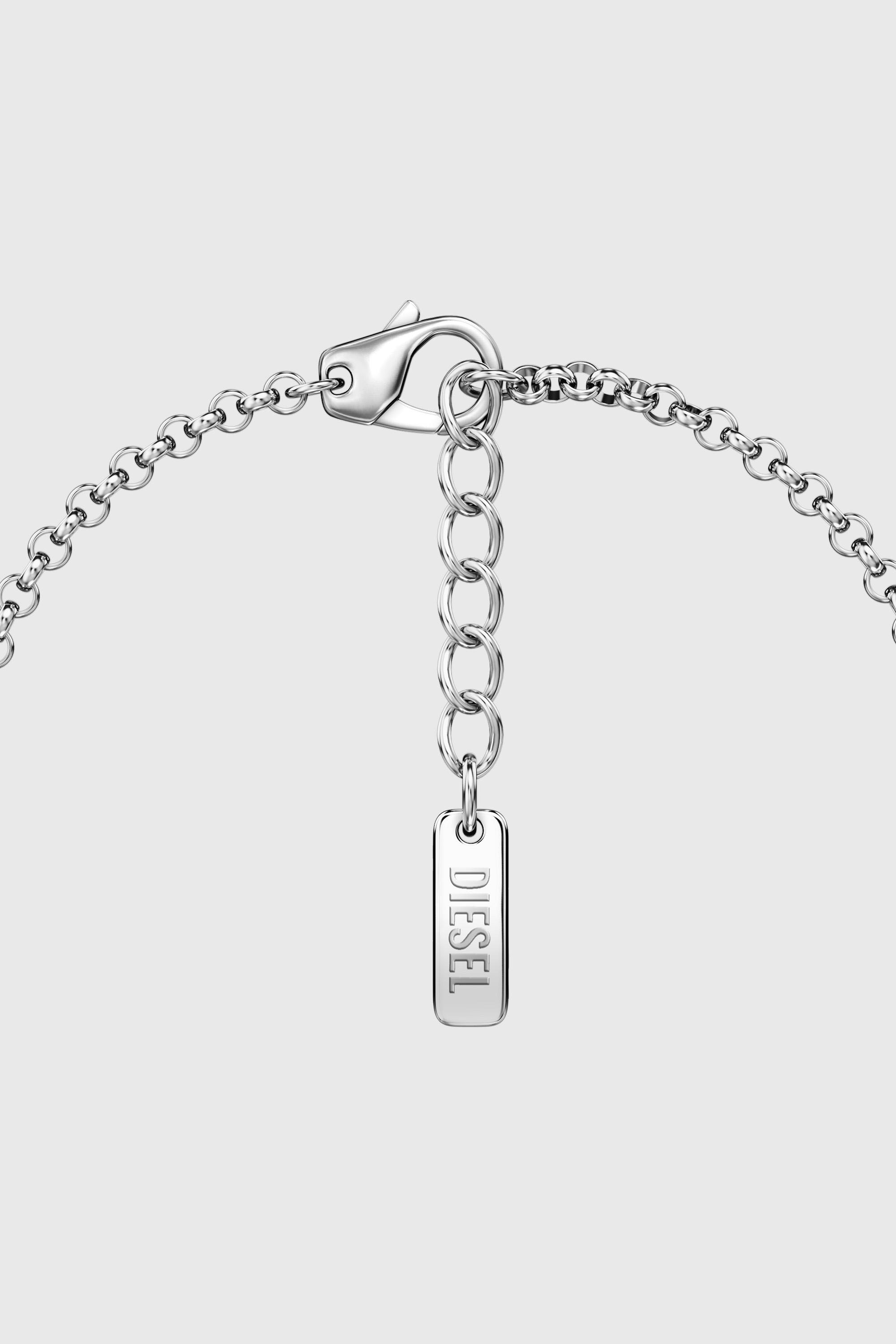 Diesel - DX1726040, Bracelet cha&icirc;ne en acier inoxydable Mixte in Gris argent&eacute; - 2