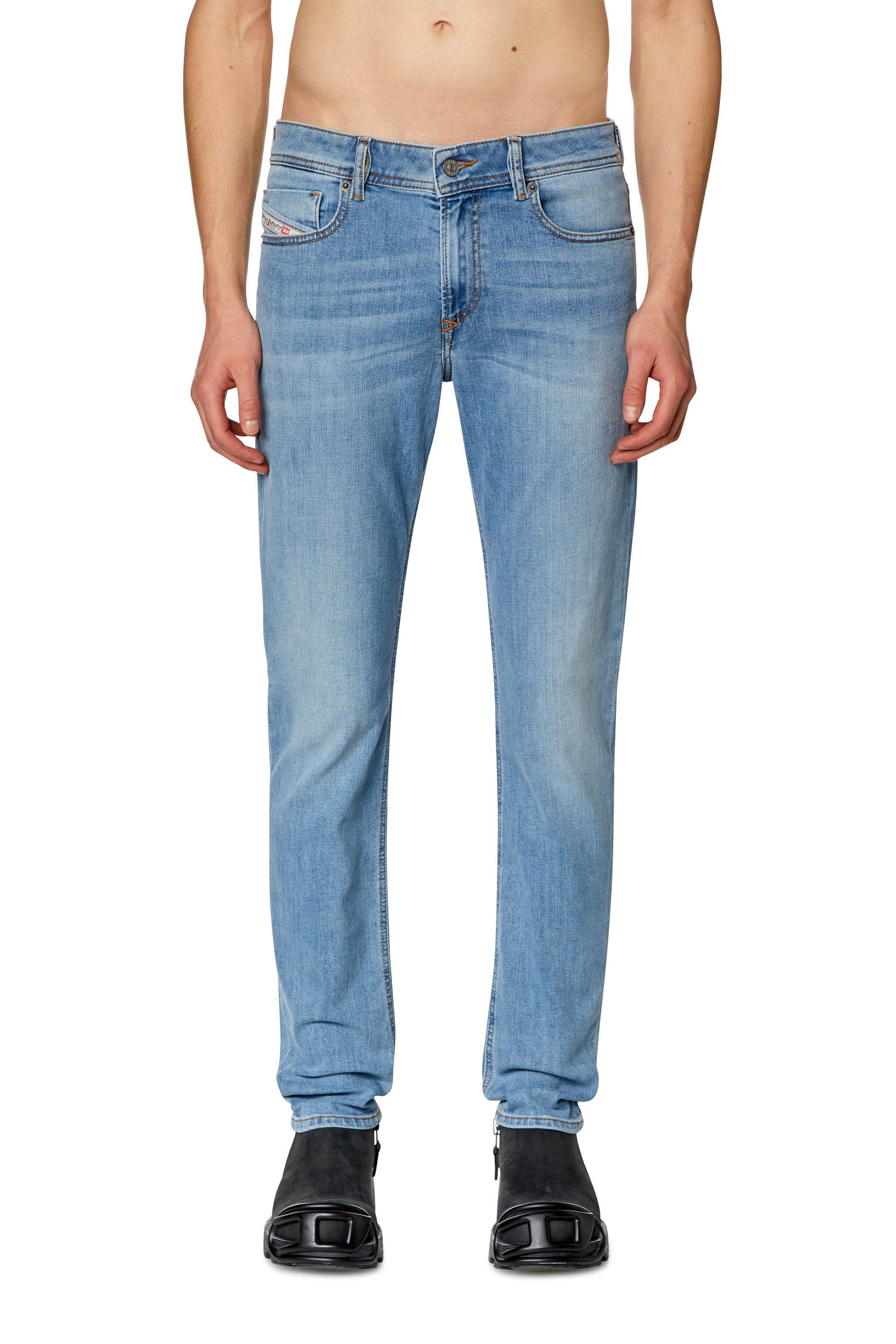 Diesel - Skinny Jeans 1979 Sleenker 09H62, Blu Chiaro - Image 1