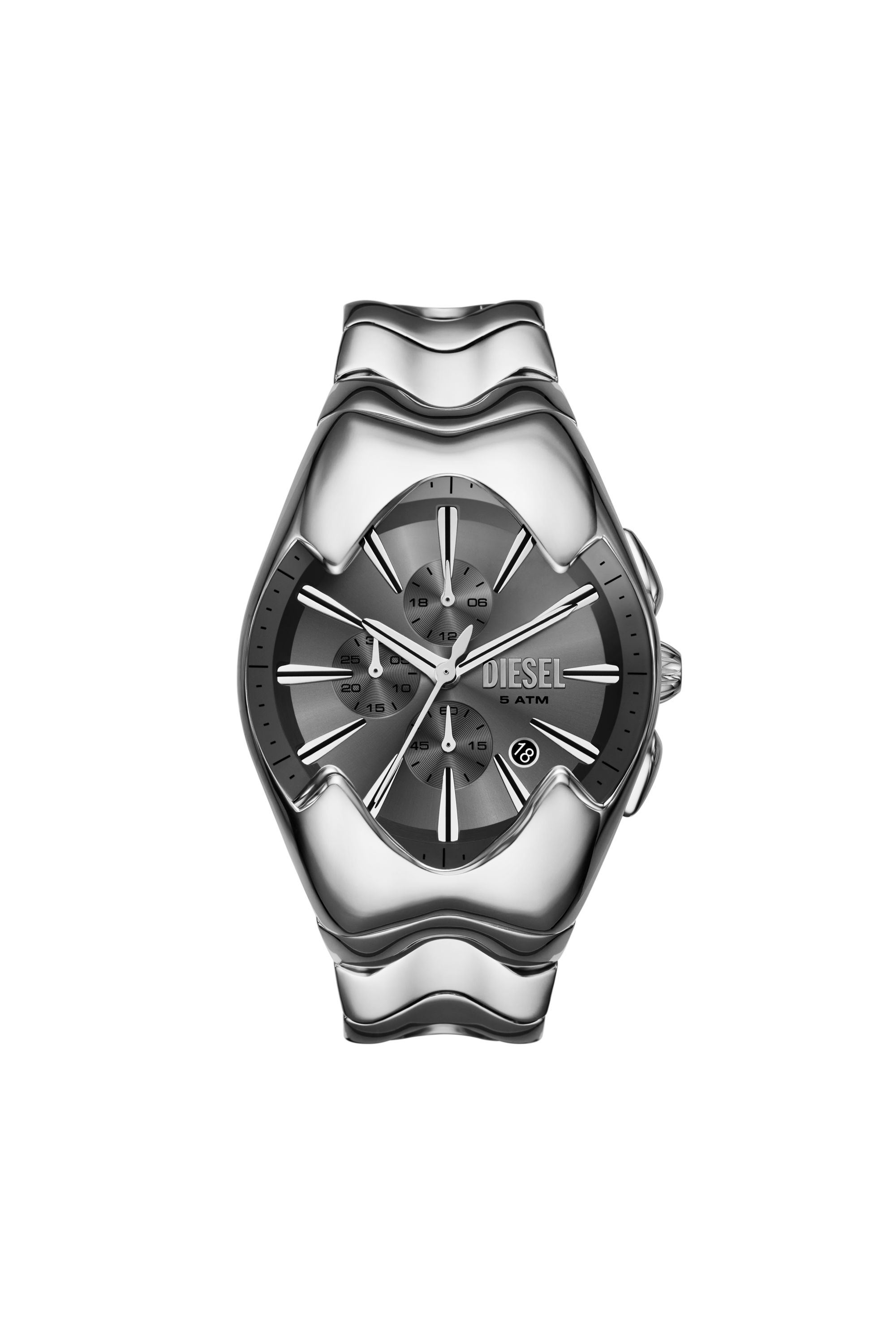 Diesel - DZ4683, Montre Mercurial en acier inoxydable Homme in Gris argenté - 2