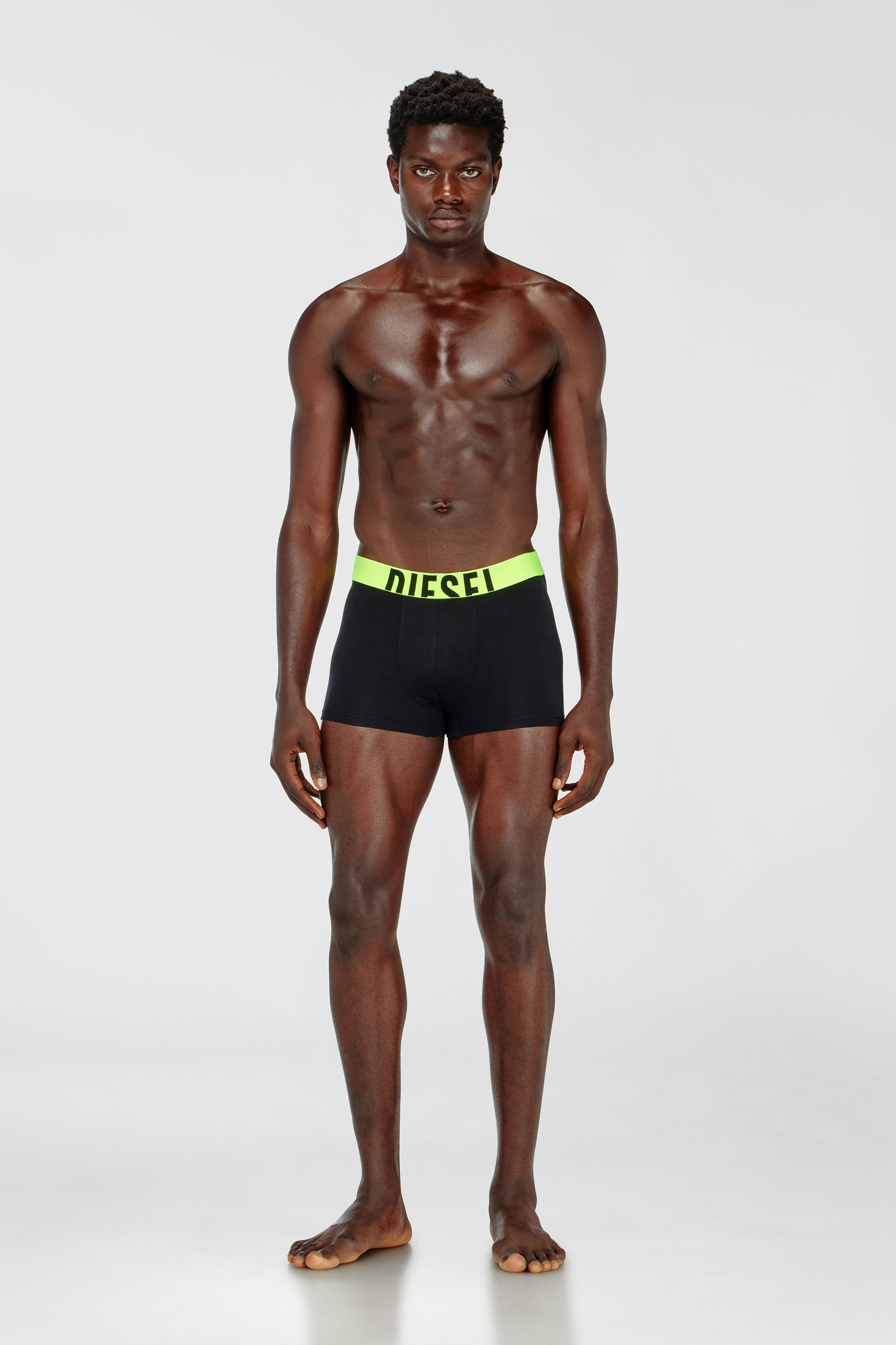 Diesel - DAMIEN-D-POP-3PACK-40, Lot de trois boxers en coton stretch Homme in Polychrome - 1