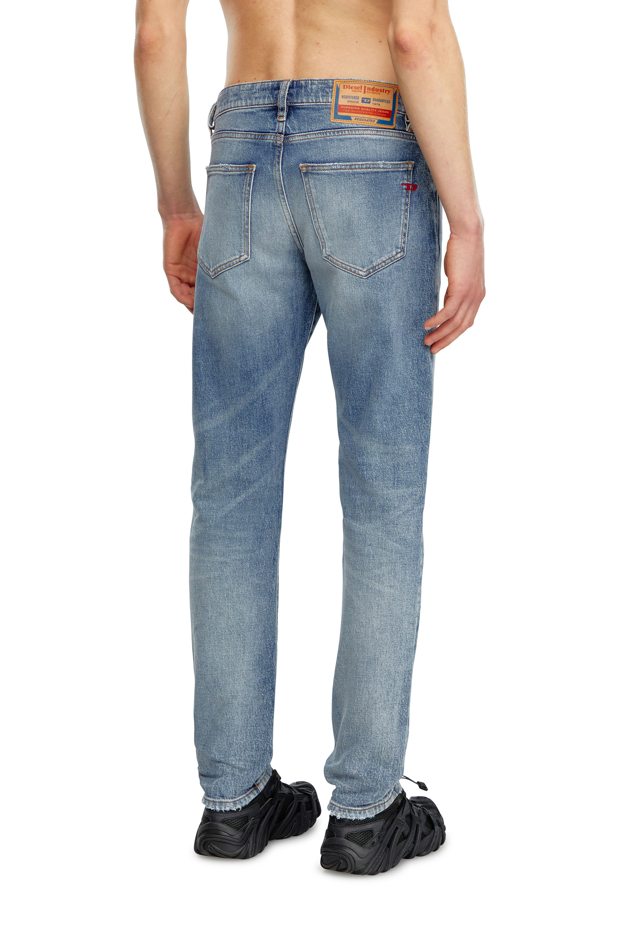 Diesel - Slim Jeans 2019 D-Strukt 09J57, Bleu moyen - Image 4