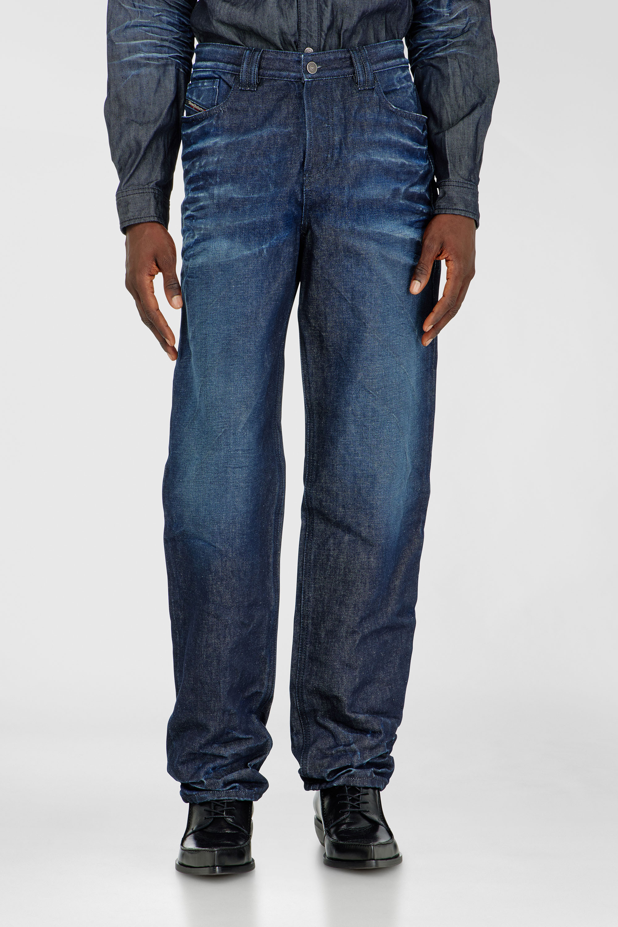 Diesel - Regular Jeans 1991 D-Voeed 007GF Homme, Bleu Fonc&eacute; - Image 4