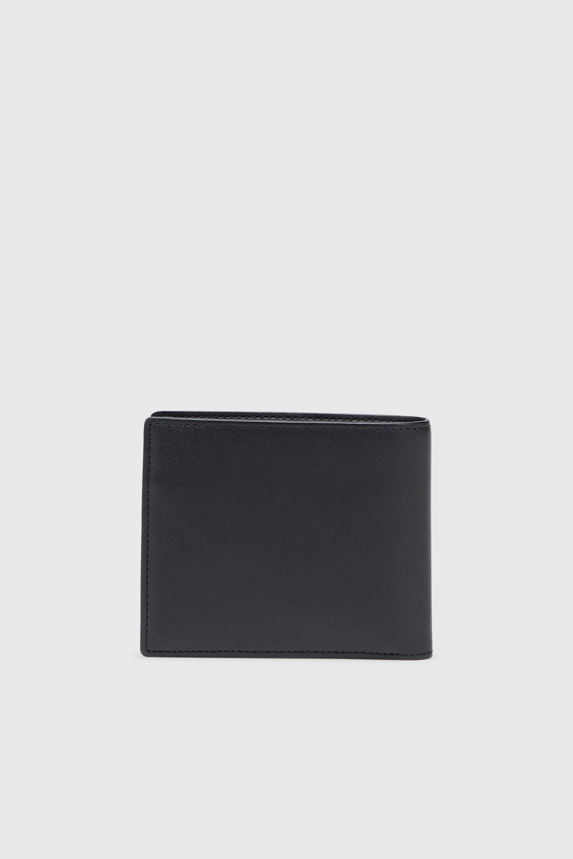 Diesel - BI FOLD COIN S, Portefeuille bi-fold en cuir avec porte-monnaie Homme in Noir - 2