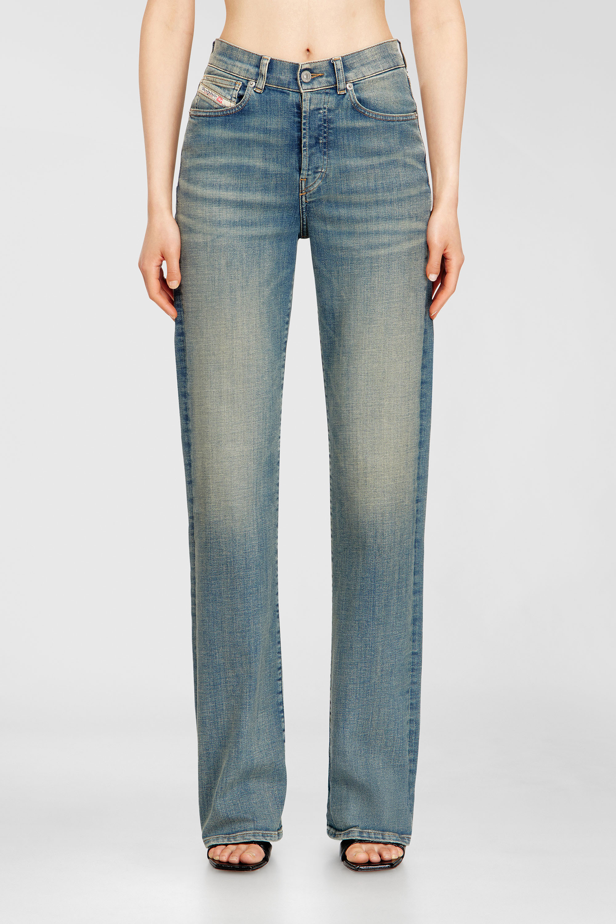 Diesel - Regular Jeans 1971 D-Sent 09N32 Femme, Bleu moyen - Image 2
