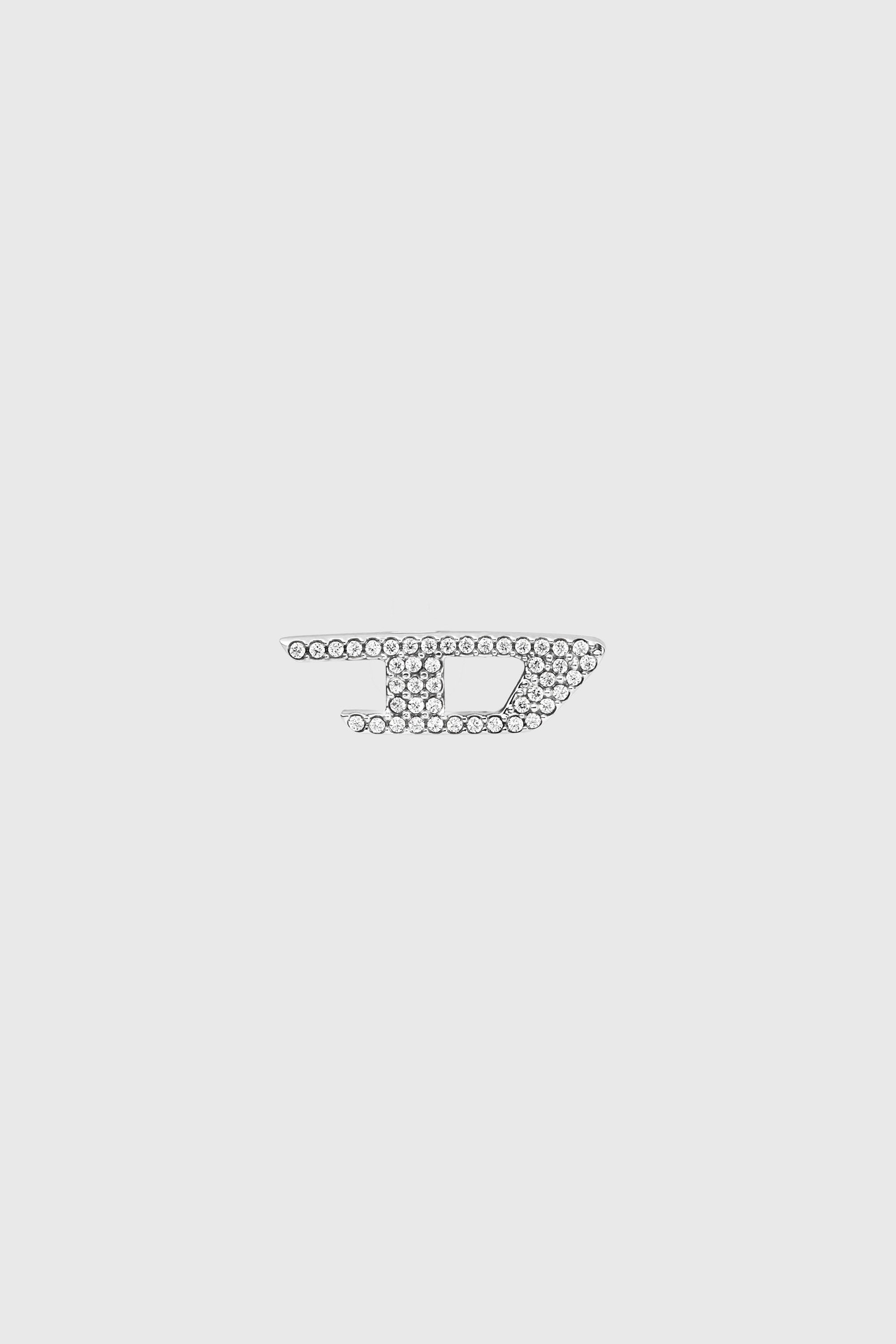 Diesel - DX1630040 JEWELLERY, Clou scintillant en acier inoxydable Mixte in Gris argent&eacute; - 2