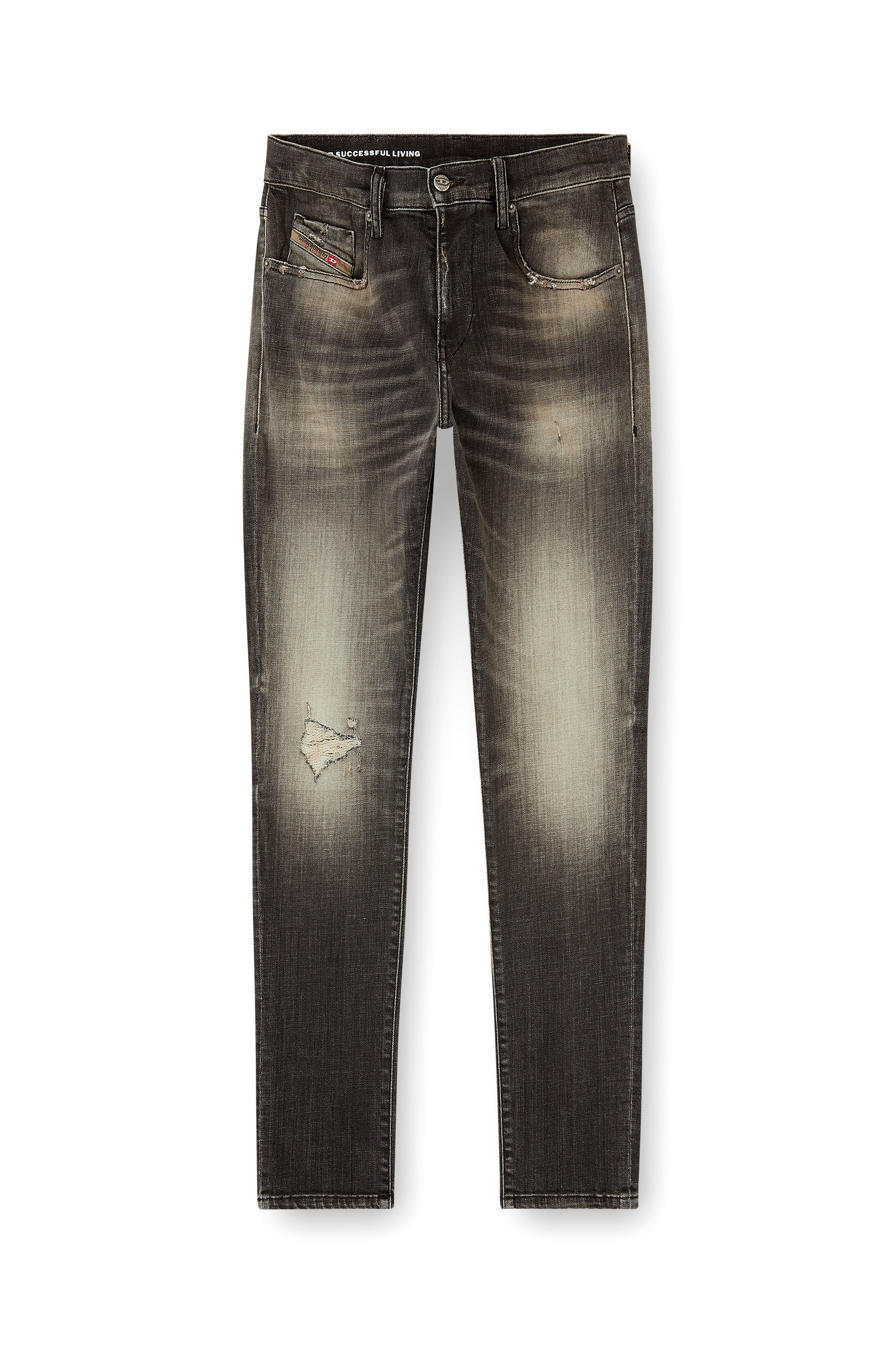 Diesel - Herren Slim Jeans 2019 D-Strukt 09N59, Grau - 4