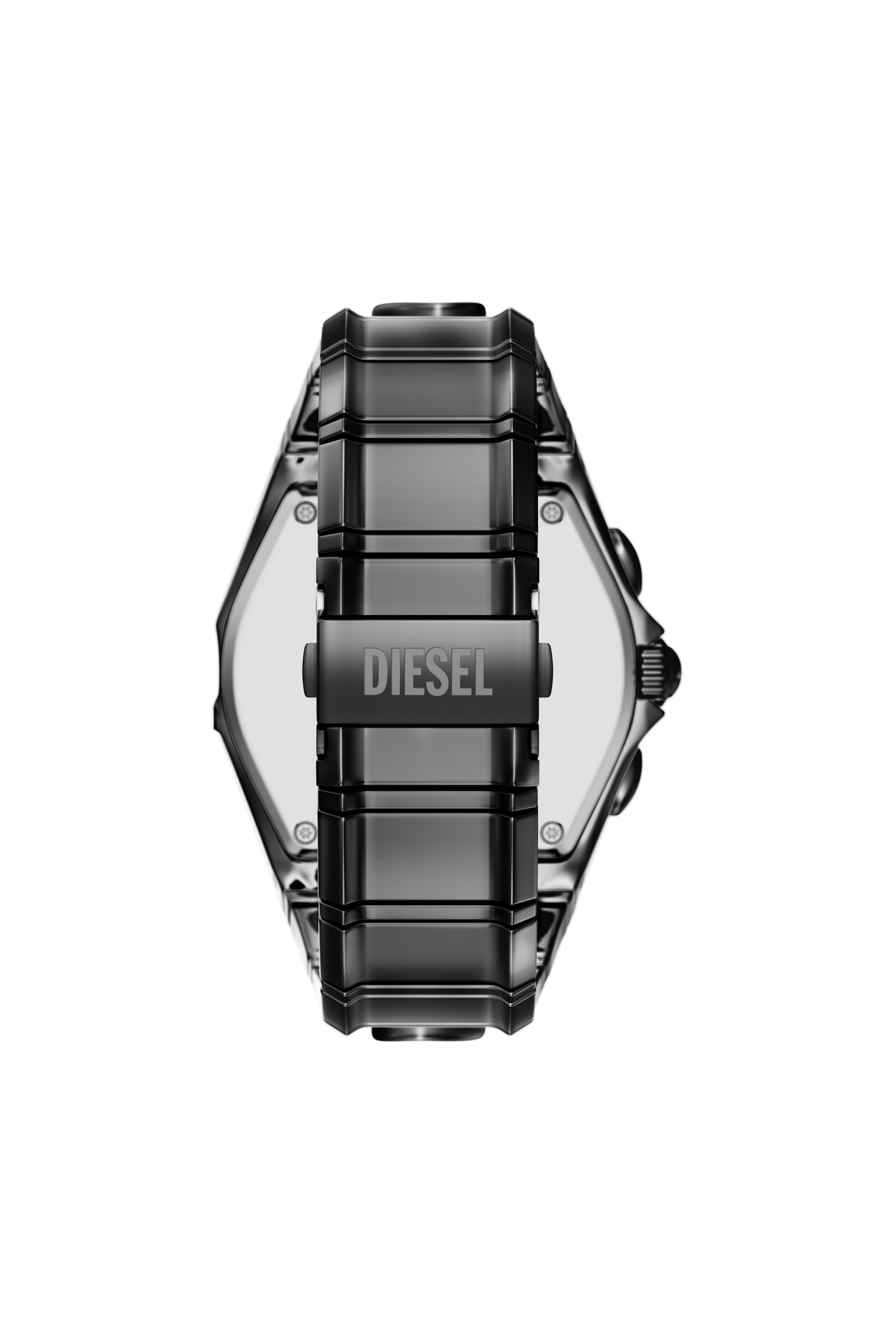 Diesel - DZ4726 WATCH, Herren D-Curve Uhr aus Edelstahl in Gunmetal-Optik in Schwarz - 2