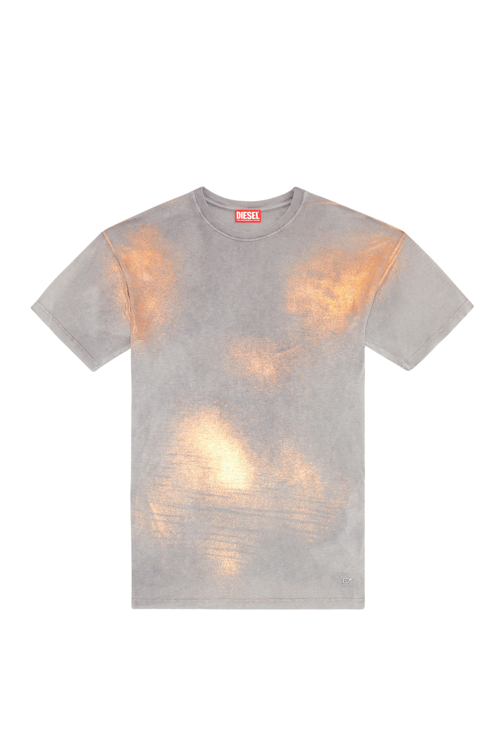 Diesel - T-BUXT, T-shirt con sfumature metalliche Donna in Multicolor - 2
