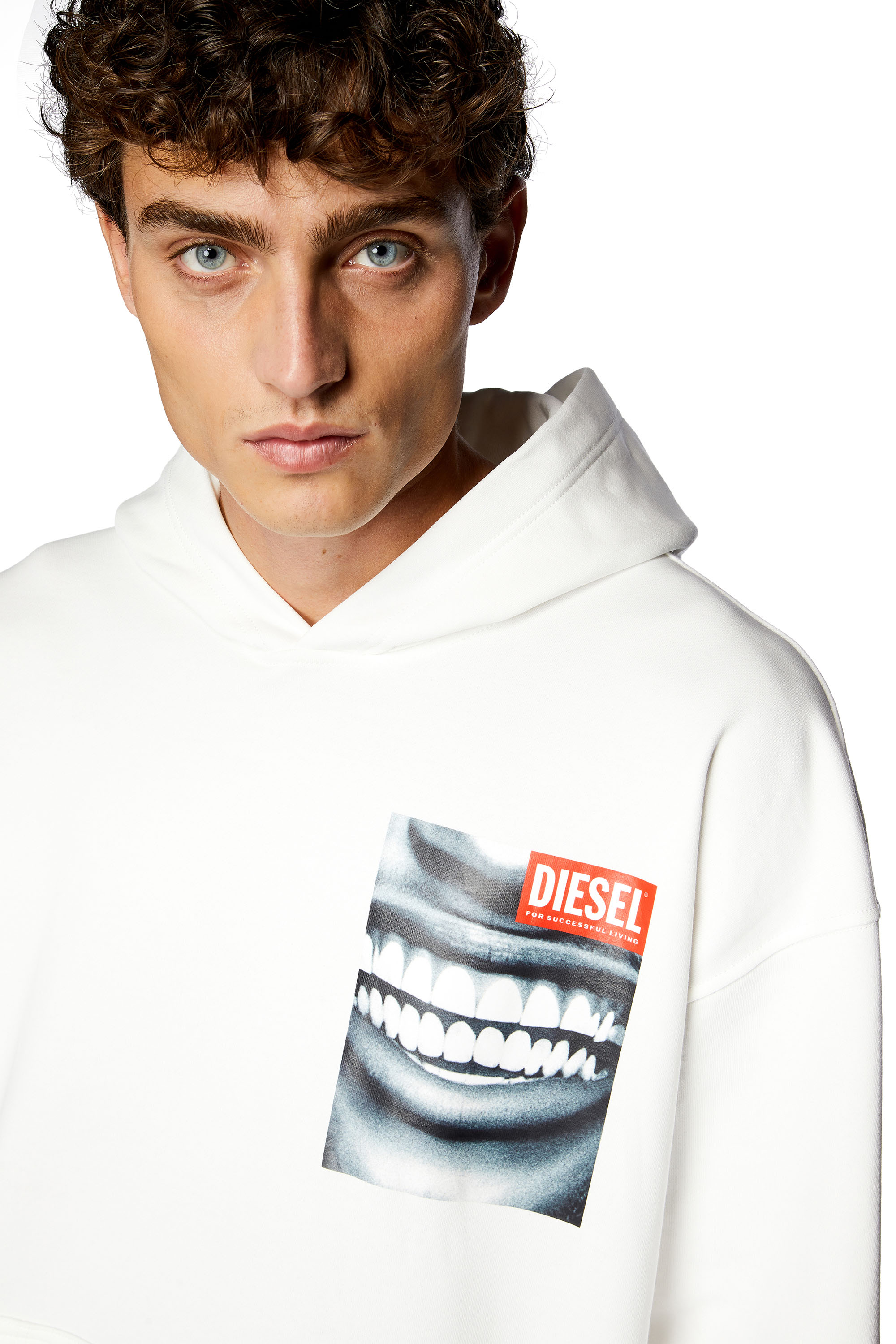 Diesel - S-MACS-HOOD-POFF-L1, Blanc - Image 5